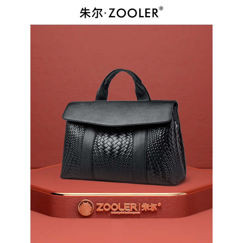 Juul Handbag Genuine Leather Woven Thread Theft Protection Woman Bag Hands Carry Bag 2022 New Woman Bag Large Capacity Diagonal Satchel Bag