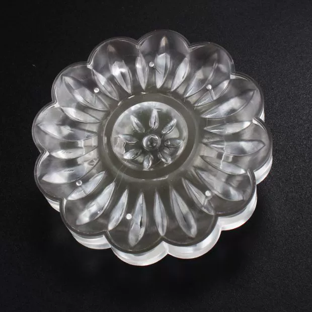Khuôn làm bánh trung thu hoa hồng ba chiều trong suốt Khuôn dập nổi bằng tay Bộ làm bánh Khuôn làm bánh trung thu L428-1 - Tự làm khuôn nướng