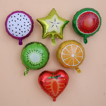 Aluminum Film Gas Decoration Watermelon Strawberry Orange Macaque Gooseberry Poplar Peach Grape Apple Pineapple Fire Dragon Fruit Decoration Arrangement