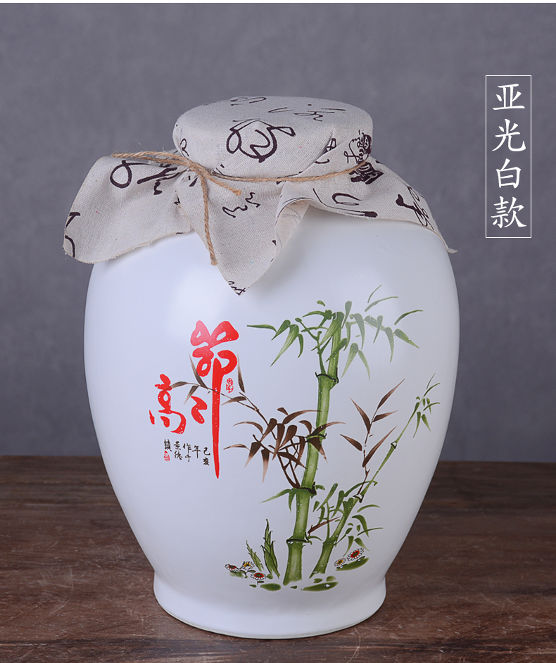 An empty bottle archaize of jingdezhen ceramic creative household 1 catty 2 jins of three jin of 5 jins of 10 jins liquor altar sealed jar