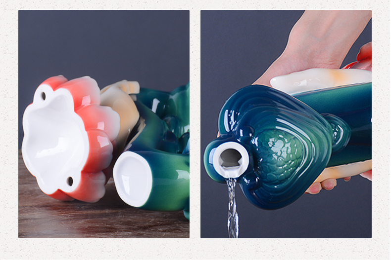 An empty bottle of jingdezhen ceramics with gift box home 2 jins creative best wine jar sealing wine jugs