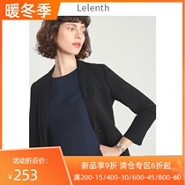 Black short slim small suit women 2021 autumn new commuter suit jacket temperament casual work dress