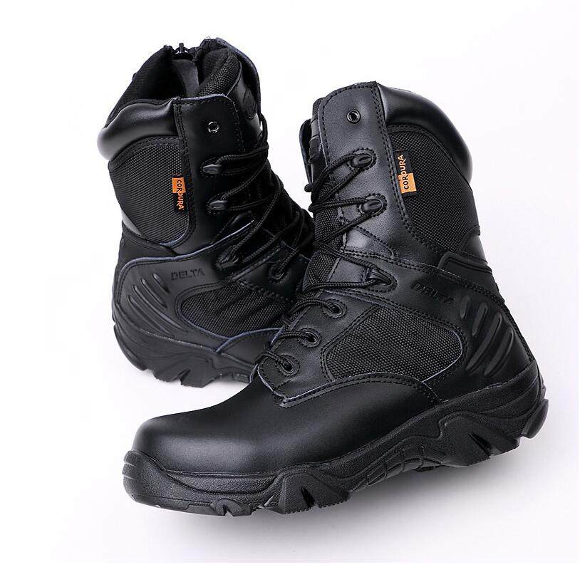 Boots militaires en cuir - amortissement - Ref 1397576 Image 41