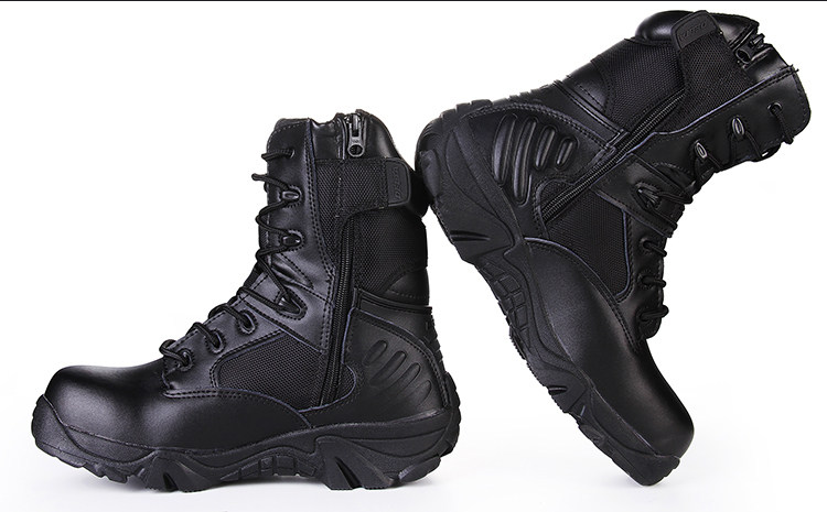 Boots militaires en cuir - chaud - Ref 1402404 Image 24