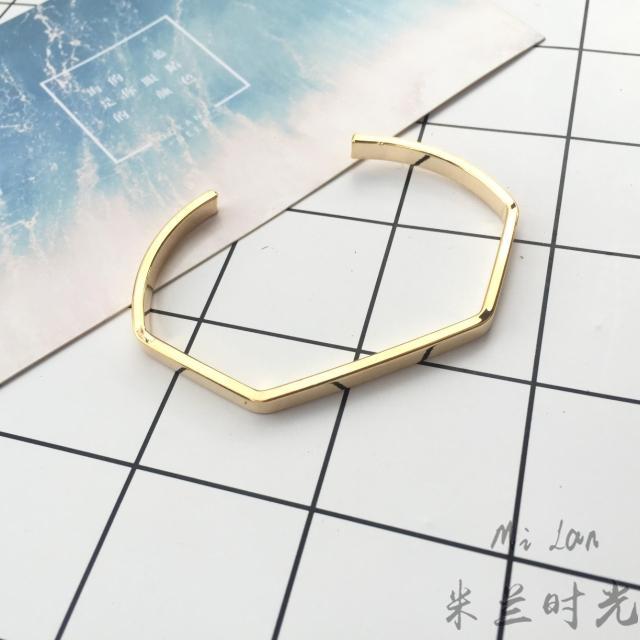 Châu âu và Mỹ thay đổi nhỏ gọn hình học đơn giản designism handmade kim cương retro vintage couple bracelet vòng đeo tay