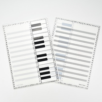 Taiwan Music Stationery Music Score Folder Music Collection Piano Keyboard Score Writable L folder