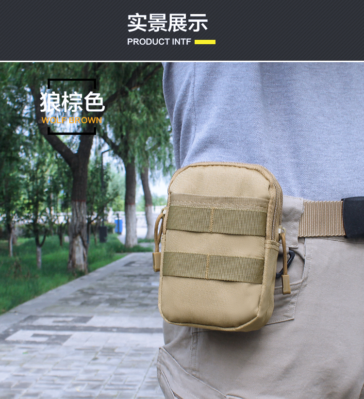 Túi điện thoại di động ngoài trời nam đeo đai thể thao đa chức năng chạy túi Messenger nữ 6 inch chống nước ngụy trang túi nhỏ túi đeo hông giá sỉ