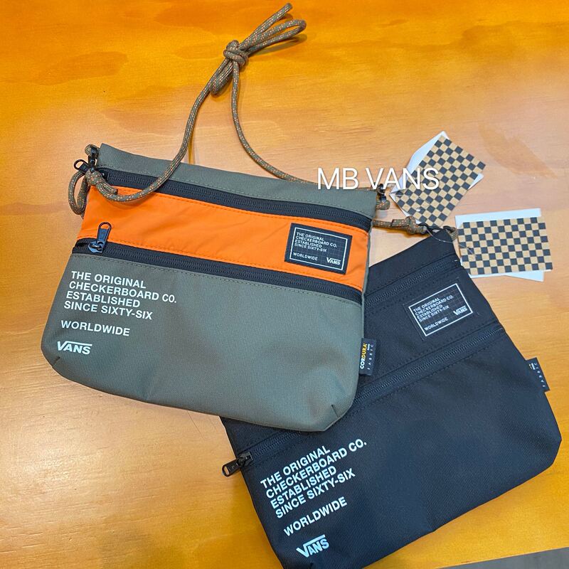 Vans Men's and Women's Casual Shoulder Crossbody Bag Vn0A4Bqfkcz Qfblk Kc705 Kcblk