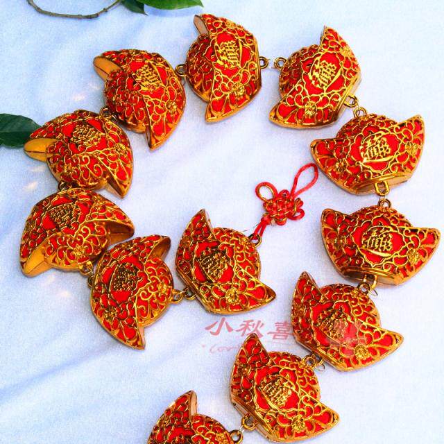 New product Joe relocating room Red Yuan Baostrings Pendant Living Room Nafu China Knot Moving Decoration Sample