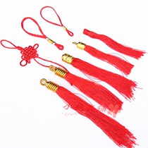 Popular hanging head ingot car hanging accessories small DIY jewelry accessories car hanging accessories Chinese Knot Tassel spike