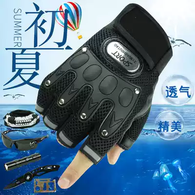 Special forces gloves Men's spring and summer half-finger sports fitness half-finger gloves Outdoor riding non-slip wear-resistant tactical gloves