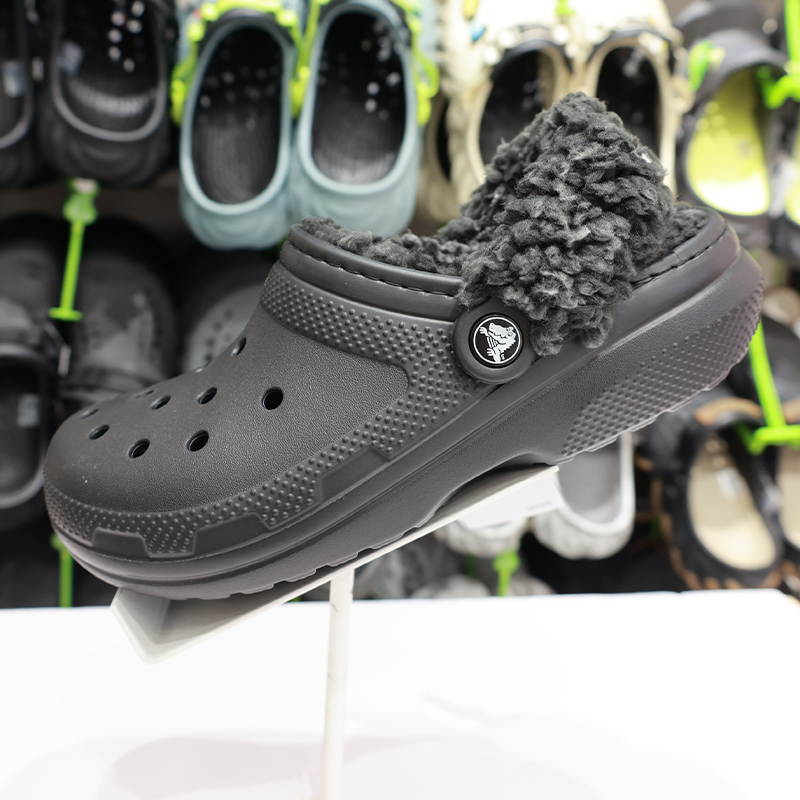 Crocs Warm Cotton Clogs, Classic Sheepskin Style, Same Model as Tan Jianci, Fleece-Lined Unisex Cotton Slippers 211396