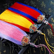 Butterfly Romance Flowers Landscape Thai Blue Streaming Sudiy Handmade Bicolor Car Hanging Ancient Wind Accessories Hanfu Waist-To-Waist Qipao-Gown Press Flap Pendant Pendant Accessories