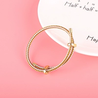 Розовый золотой проволочный канат