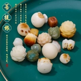 Резные четки бодхи, тканевый мешок ручной работы, набор материалов, ювелирное украшение с аксессуарами, «сделай сам», заготовка