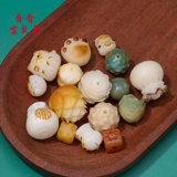 Резные четки бодхи, тканевый мешок ручной работы, набор материалов, ювелирное украшение с аксессуарами, «сделай сам», заготовка