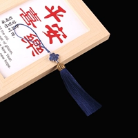 Тибетский синий? Китайский узел с кисточкой/полоской