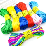 Плетеный оберег на день рождения ручной работы, браслет из красной нити, плетеное ожерелье из шнура, 20м