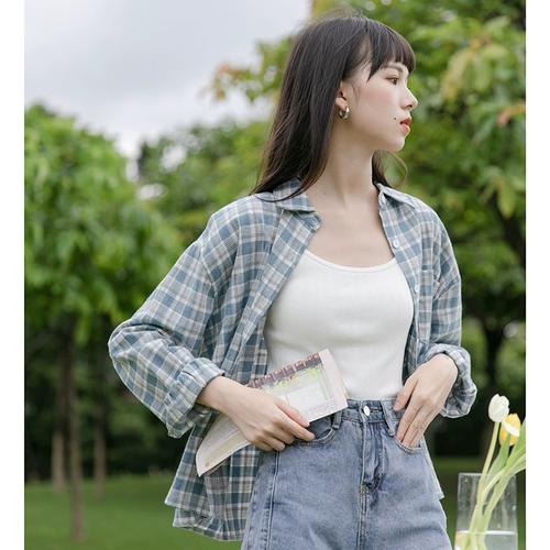 Ретро рубашка, сексуальная осенняя куртка, лонгслив, подходит для подростков