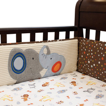 Baby bedding set Baby cotton anti-collision bed perimeter one-piece childrens four-season universal bedding can be customized