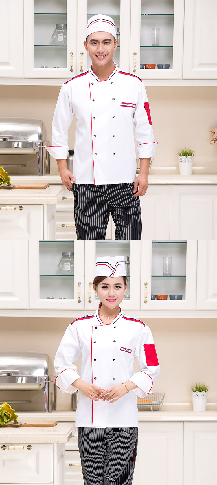 Veste chef cuisinier - Ref 1910650 Image 13