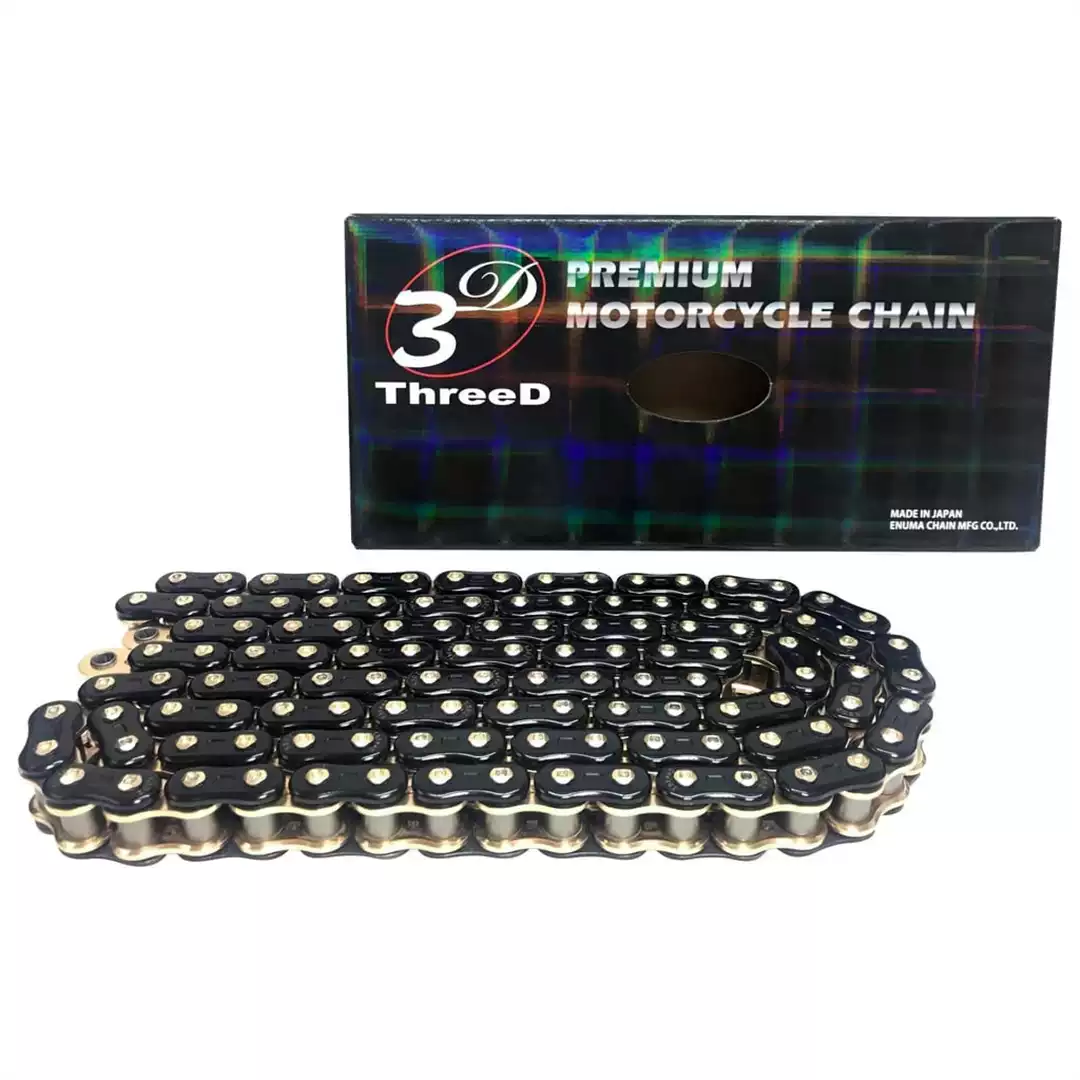 现货日本正品EK 摩托车链条3D-QX2 高性能竞技520/525/530