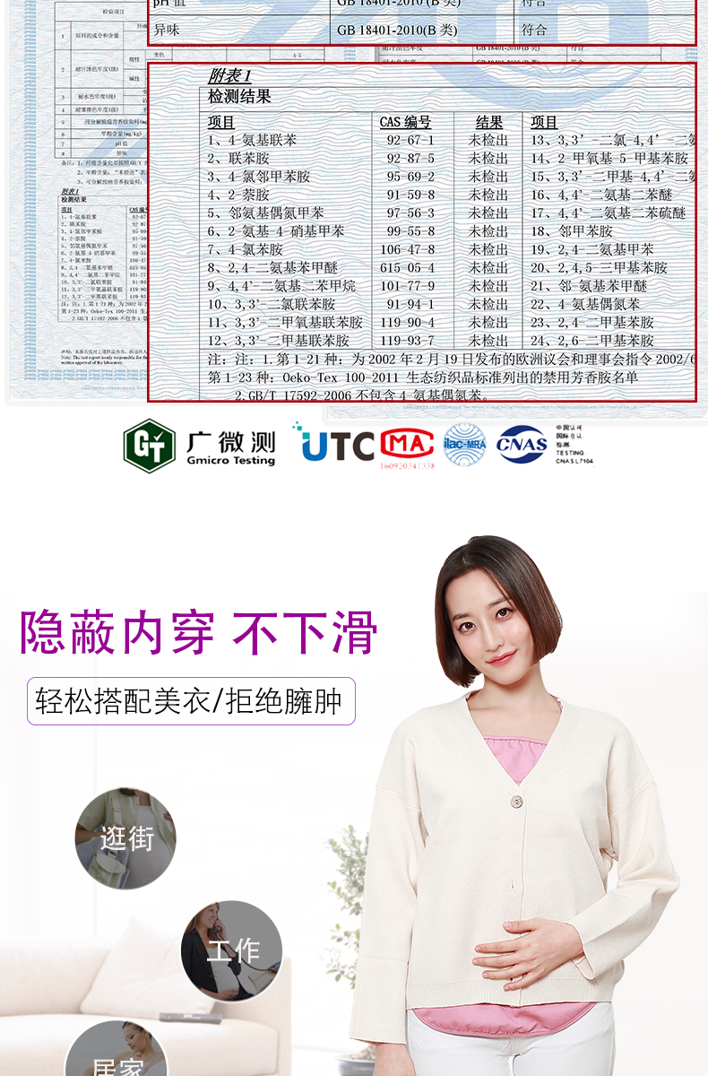Bảo vệ bức xạ phù hợp với thai sản váy tạp dề tạp dề mặc phụ nữ mang thai chống bức xạ quần áo phụ nữ làm việc đích thực mùa hè
