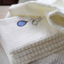 Vosges Jieyu cotton childrens small towel small fat bear embroidery cotton cut velvet soft and comfortable baby towel