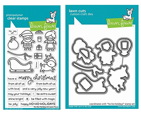 Lawn Fawn import stamp stamp + cutting plate knife mold Christmas LF2029 LF2030