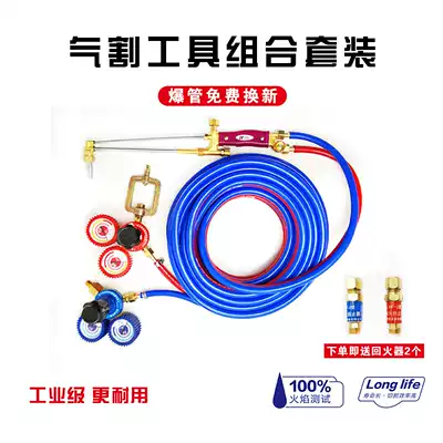 Kleimeng cutting gun full set of welding and cutting tools combination set pressure reducer hose cutting torch cutting handle 30 type G01-100