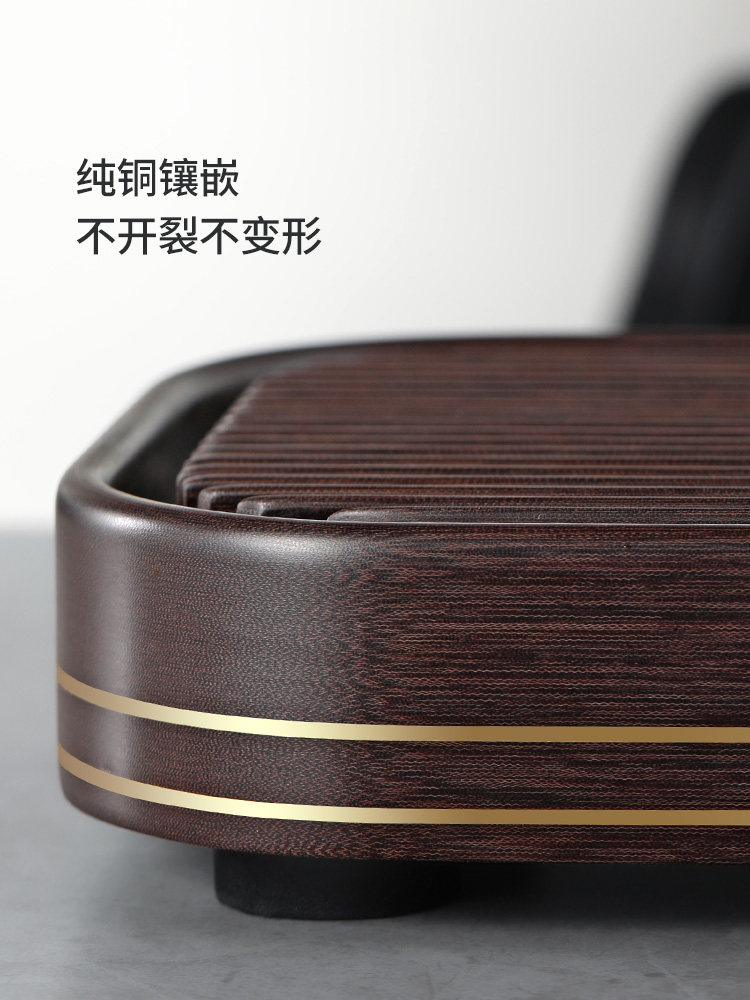 2025 New Model Small Electric Tea Tray for One Person, Dry Brewing Station for Living Room Home Use, Tea Sea Drainage Kung Fu Tea Table Tray