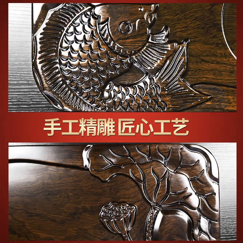 It still lane black sandal wood tea tray, suit a whole household tea set solid wood tea sea four one sitting room automatic restoring ancient ways