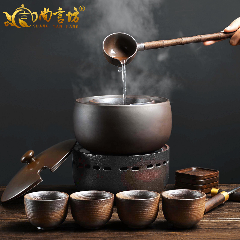 It still fang boiling tea ware ceramic kung fu tea tea stove temperature tea Japanese household cooking bowl teapot restoring ancient ways