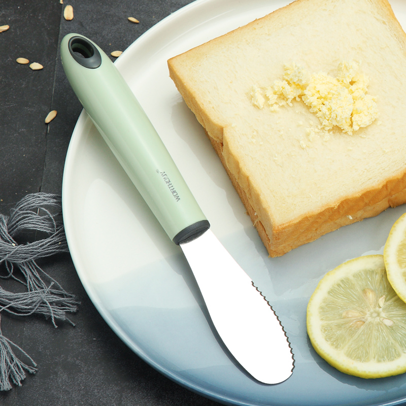 Ward (stainless steel, butter cream butter knife jam knife salad sauce spatula for western - style food tableware