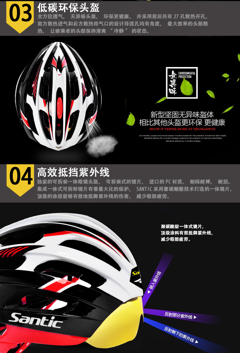 Casque cycliste SANTIC - Ref 2237184 Image 10