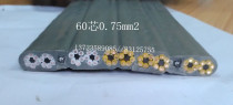 Supply 60 core 0 75 square steel wire flat cable crane steel wire flat wire elevator accompanying steel wire flat cable
