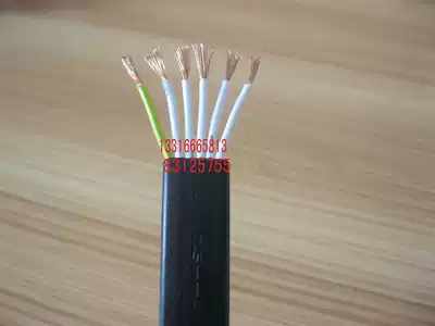 Supply 6-core 0 5 automatic retractable door flat cable driving Crane Flat Cable cable winding Gate flat line