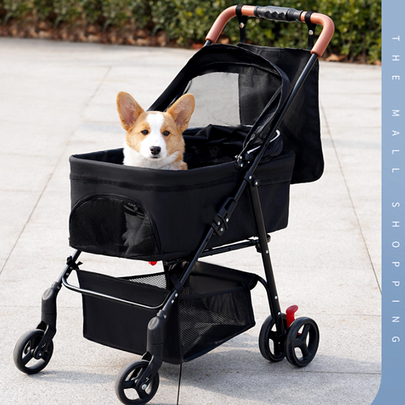 Corgi Pet Dog Stroller for Medium and Large Dogs, Bully Breed, Shiba Inu, Teddy, Foldable Stroller, Car Carrier for Paralyzed Elderly Dogs Corgi Pet Dog Stroller for Medium and Large Dogs, Bully Breed, Shiba Inu, Teddy, Foldable Stroller, Car Carrier for Paralyzed Elderly Dogs