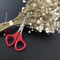 Head small scissors trimming elbow head cocking stainless steel embroidery embroidery scissors DIY hand paper cut 5 5 inches
