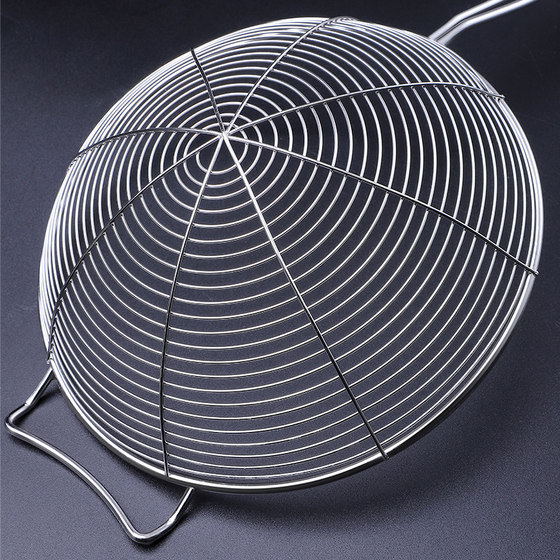 304 stainless steel colander filter spoon household noodles dumpling mesh sieve small kitchen frying large hot pot filter