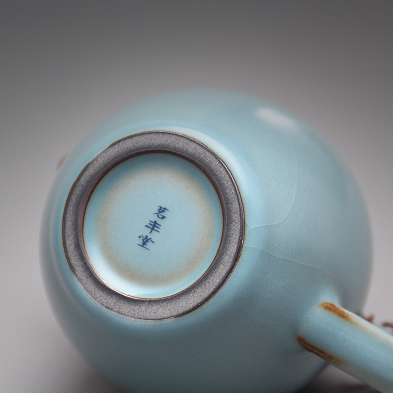 Mingyuan FengTang 2008 old thing your up ceramic teapot single pot of kung fu tea set household can raise a cicada grain little teapot