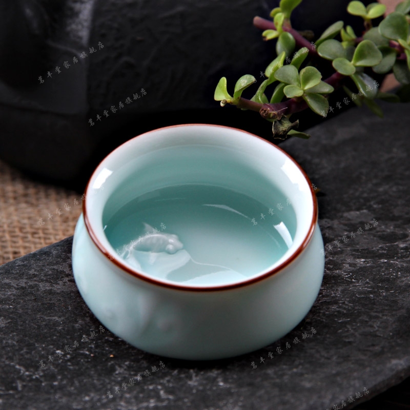 Mingyuan FengTang boutique specials longquan celadon small cup sample tea cup kung fu tea tea cups, ceramic cup