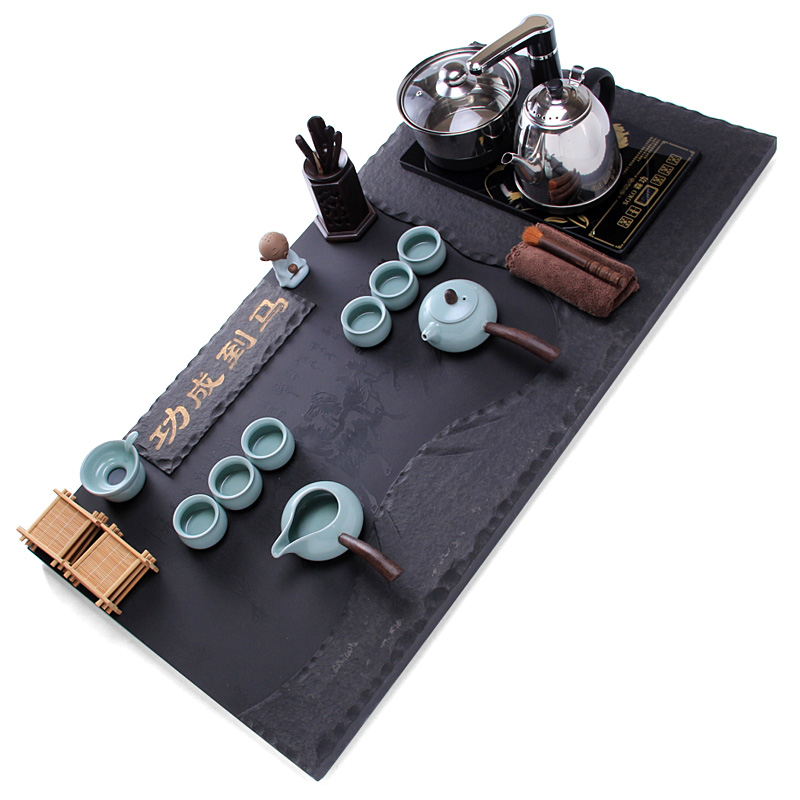 Mingyuan FengTang authentic sharply stone blocks large induction cooker tea tray 1 m your up purple sand tea set on sale