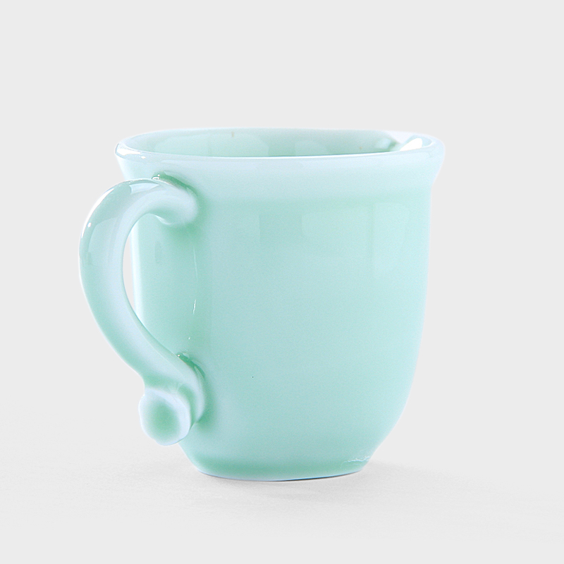 Mingyuan FengTang just a cup of tea with zero kung fu tea set celadon longquan celadon ceramics and glass apparatus and a cup of tea