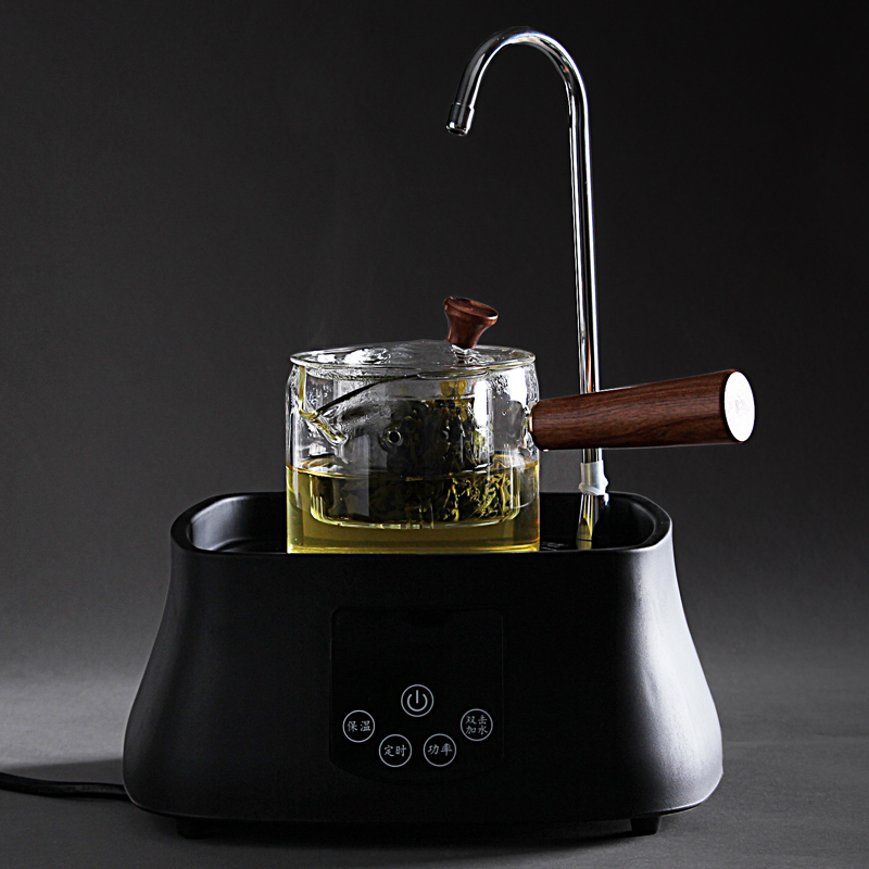 Mingyuan FengTang boiled tea machine automatic hydropower TaoLu heat - resistant glass kettle boiling pot set tea service