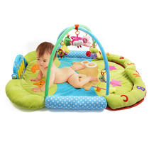 Piano pedal baby gym frame toy 0-1 year old baby music fitness device game blanket 100 days full moon gift