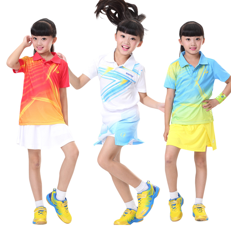 New children's badminton clothes sportswear men and women's table tennis clothes tennis balls to serve class uniforms