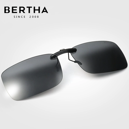 Поляризованные, меняющие цвет солнцезащитные очки на клипсе для близорукости, очки для рыбалки, солнцезащитные очки с антибликовым покрытием для мужчин, ведущих день и ночь