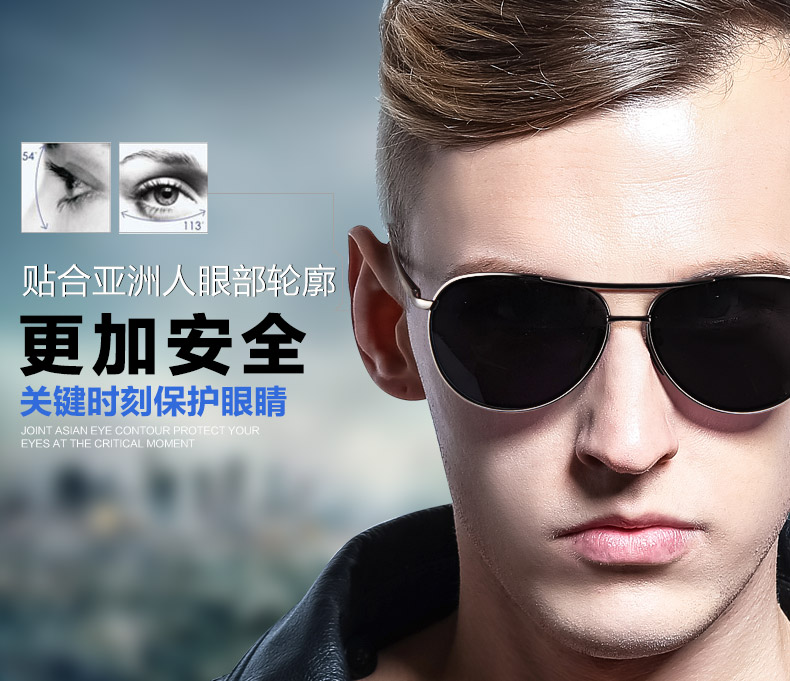 Sản phẩm mới hoàn thành với độ cận thị kính râm kính râm nam kính phân cực ếch gương lái xe tùy chỉnh kính lái xe mắt kính nam