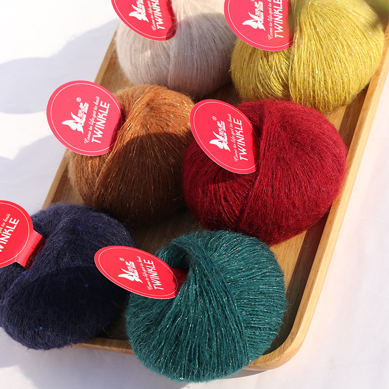 Play Beauty Autumn Winter New Pint Sea Starry Gold Silver Silk Horse Hairy Line Pearl Sheet Bright Sheet Hair Line Shawl Fur Coat Scarves